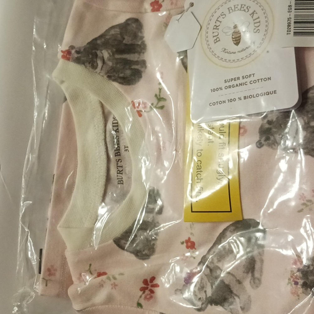 Burt's Bees Organic Hippo Pajamas